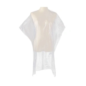 Pelerine de unica folosinta pentru vopsirea parului, albe 90 cmx115 cm - set de 30 de buc