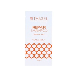 Sampon reparare par Tassel Repair, cu keratina si proteine, pentru par degradat - 10 ml