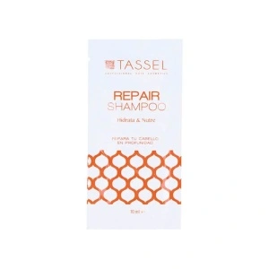 Sampon reparare par Tassel Repair, cu keratina si proteine, pentru par degradat - 10 ml