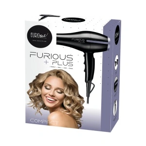 Uscator de par profesional Furious Plus Eurostil, cu doua viteze si trei temperaturi 2200W - Img 2