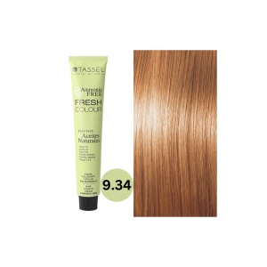 Vopsea de par fara amoniac Fresh Color Tassel nr 9.34, Blond Luminos Bej Deschis - 100 ml