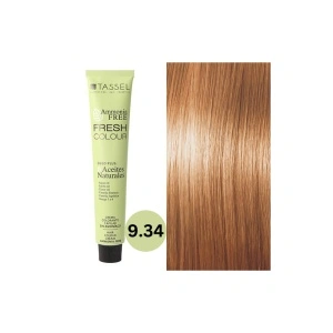 Vopsea de par fara amoniac Fresh Color Tassel nr 9.34, Blond Luminos Bej Deschis - 100 ml
