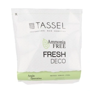 Pudra decoloranta de par, fara amoniac Fresh Deco Tassel, cu keratina si ulei de argan - 500 gr