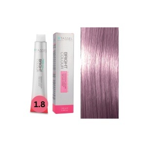 Vopsea de par cu keratina, ulei de argan si amoniac Bright Color nr PM1.8, Roz Metalic - 100 ml