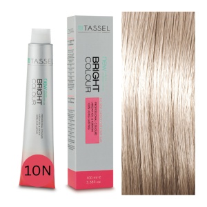 Vopsea de par cu keratina, ulei de argan si amoniac Nordic Bright Color, nr 10N Blond Super Deschis - 100ml