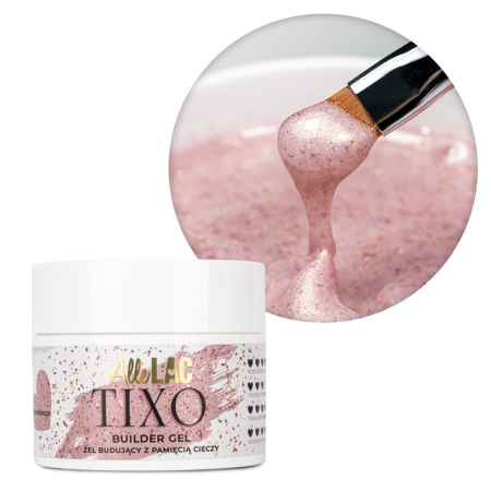 AlleLac Tixo Builder Gel SparkleSecco 45g - Img 4