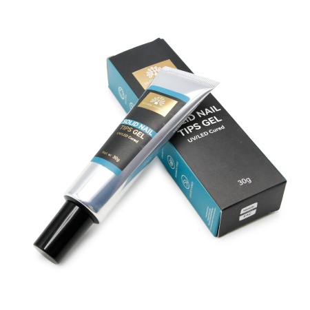 Gel pentru tipsuri de gel în tub. Solid Nail Tips Gel 30 gr(TPO FREE) - Img 2