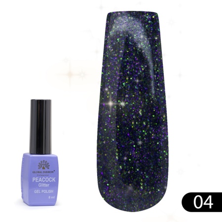 Oja Semipermanenta Peacock , Global Fashion 8 ML, 04