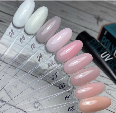 POLYGEL CONSTRUCTIE UNGHII GLOBAL FASHION 30G, ALB 07 - Img 3