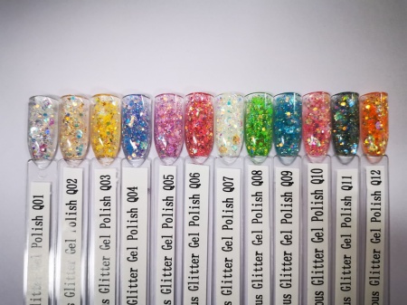 Gel color cu sclipici Luminous Glitter Gel 5 gr 11 - Img 3
