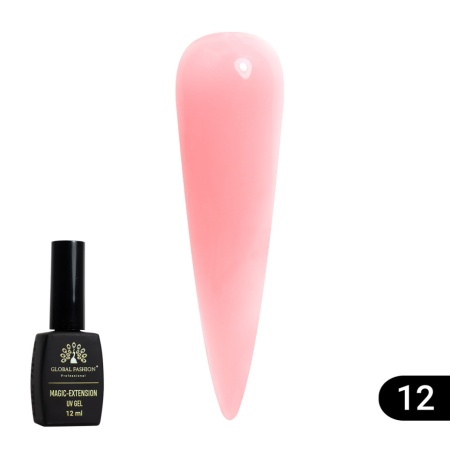 GEL CONSTRUCTIE UNGHII UV MAGIC EXTENSION 12ML - ROZ BLUSH 12 - TPO Free