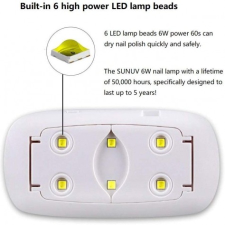 Lampa LED MINI 6W WHITE