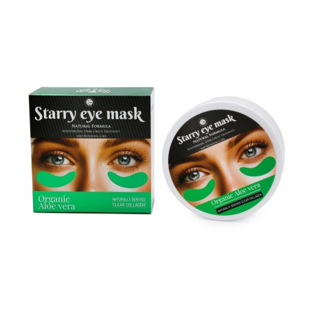 Mască pentru pleoape Starry, aloe vera, colagen clar de origine naturală - Img 2