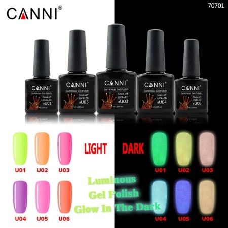 Oja Semipermanenta CANNI Luminous - Glow In The Dark 02 - Img 2