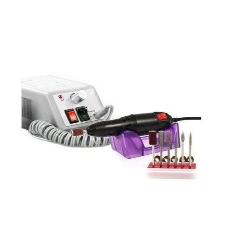 Set unghii false, Lampa LED, Model SUN 5, 48 W, Freza electrica profesionala, 20.000 rpm, si Set 13 capete de lucru universale - Img 6