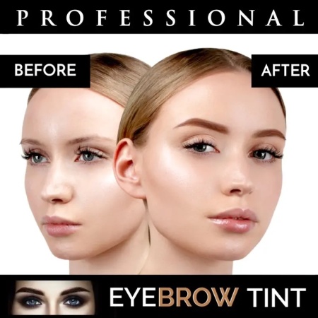 Vopsea de sprancene Henna Oh! My Brows, Revers, Negru, 1.0, 30ml - Img 2