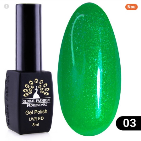Oja semipermanenta Disco Summer 8ml, 03