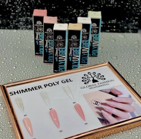 POLYGEL CONSTRUCTIE UNGHII SHIMMER 30G, 02 GLOBAL FASHION - TPO Free - Img 2