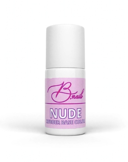 Rubber base Base coat color B nails Nude - Img 3