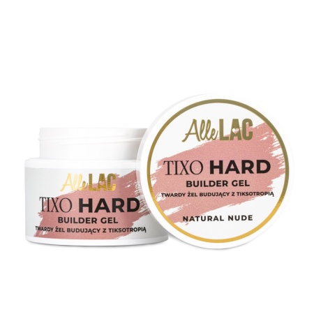 AlleLac Tixo Hard Builder Gel Natural Nude 45g - Img 6