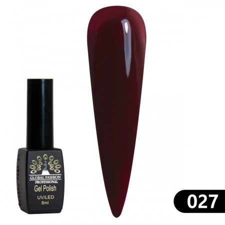 OJA SEMIPERMANENTA BLACK ELITE, GLOBAL FASHION 8 ML, 027