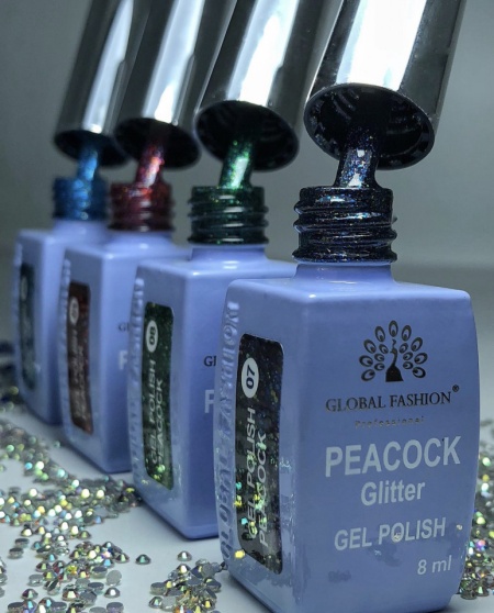 Oja Semipermanenta Peacock , Global Fashion 8 ML, 02