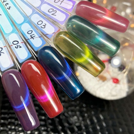 Oja Semipermanenta Vitraliu - Stained glass cat eyes , Global Fashion 8 ML, 01