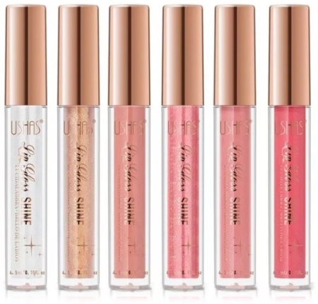 Set Lip Gloss Shine Ushas 6 bucăți - Img 3