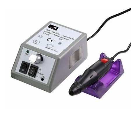 Set unghii false, Lampa LED, Model SUN 5, 48 W, Freza electrica profesionala, 20.000 rpm, si Set 30 capete de lucru universale - Img 3