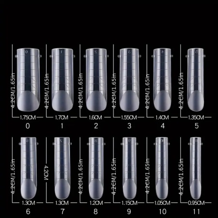 Tipsuri Full Cover Smart Forms Perfect Slim 120 bucati - Img 5