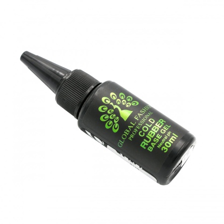 BASE COAT COLD RUBBER GLOBAL FASHION 30ML, TRANSPARENT