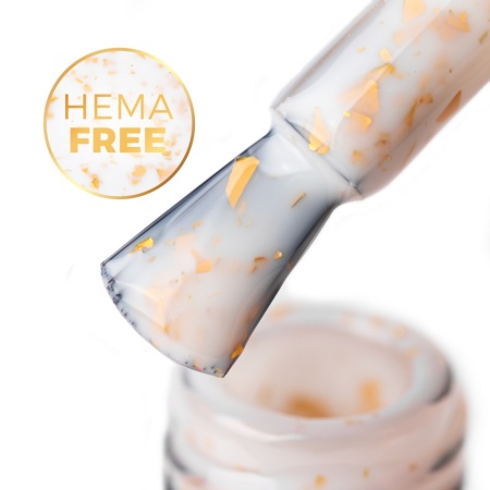 Flakes Rubber Base MollyLac Hema Free - Milk&amp;Gold