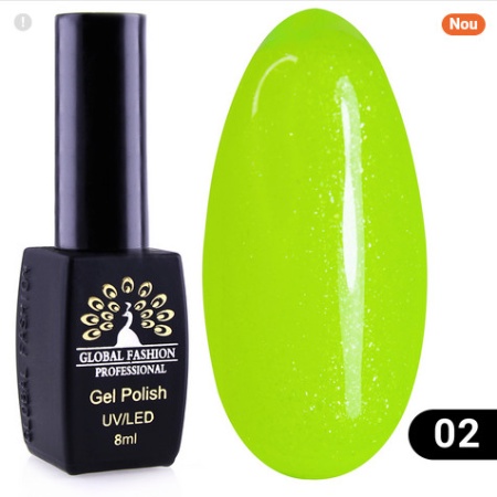 Oja semipermanenta Disco Summer 8ml, 02