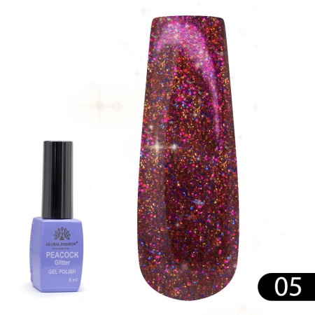 Oja Semipermanenta Peacock , Global Fashion 8 ML, 05