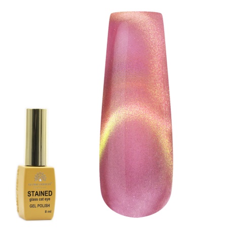 Oja Semipermanenta Vitraliu - Stained glass cat eyes , Global Fashion 8 ML, 01