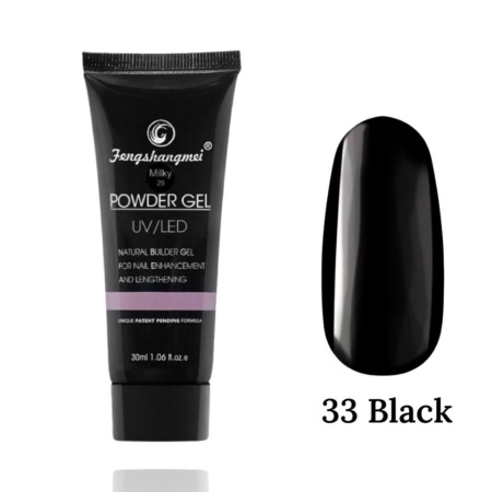 Polygel FSM 33 30 ml - BLACK