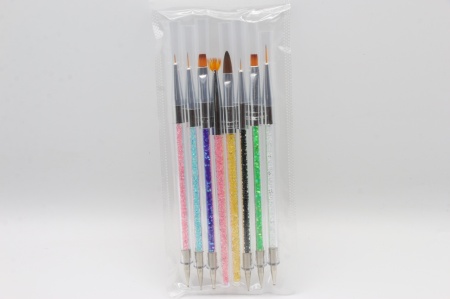 Set de pensule + punctator, 8 buc