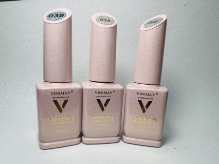 Shimmer Rubber Base Vinimay #049 - 15 ml - TPO Free - Img 2