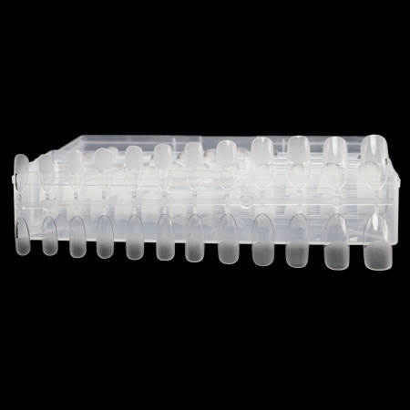Tipsuri din gel pentru extensia unghiilor, 504 bucati, 12 marimi, forma oval - Img 2
