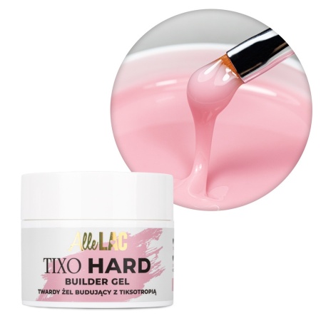 AlleLac Tixo Hard Builder Gel Baby Pink 45g - Img 4