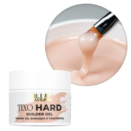 AlleLac Tixo Hard Builder Gel Light Nude 45g - Img 4