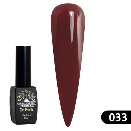 OJA SEMIPERMANENTA BLACK ELITE, GLOBAL FASHION 8 ML, 033