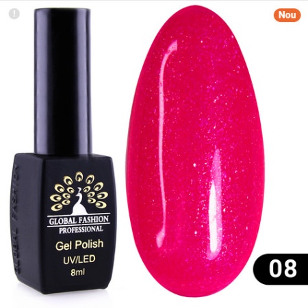 Oja semipermanenta Disco Summer 8ml, 08