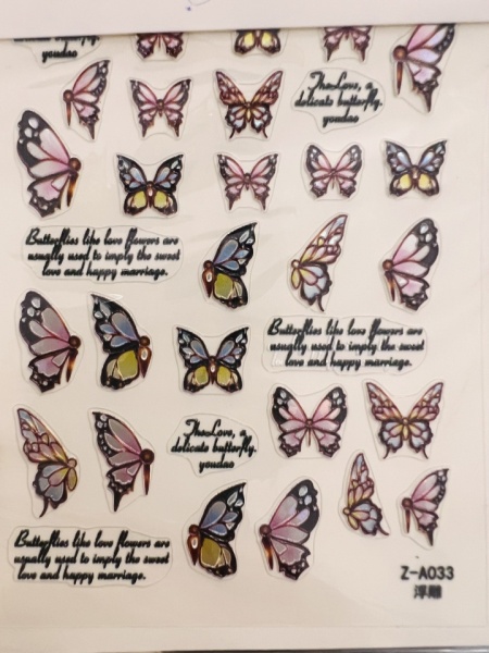 Tatuaj decor unghii Z-A033