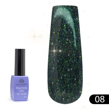 Oja Semipermanenta Peacock , Global Fashion 8 ML, 08
