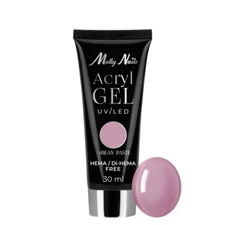 Polygel Molly by Allepaznokcie Bean Paste 30g Hema DiHema Free &amp; TPO Free - Img 3