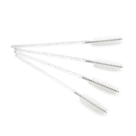 Set de 50 periuțe pentru extensii de gene, albe - Img 2