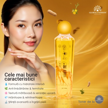 Tonic reparator cu ginseng, Global Fashion, Ginseng Water, 300 ml - Img 5