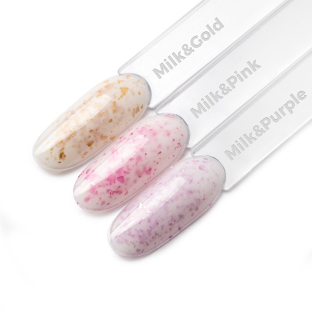 Flakes Rubber Base MollyLac Hema Free - Milk&amp;Gold