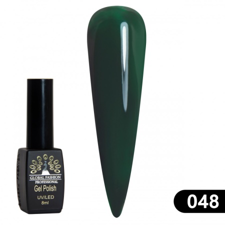 OJA SEMIPERMANENTA BLACK ELITE, GLOBAL FASHION 8 ML, 048 - Img 2